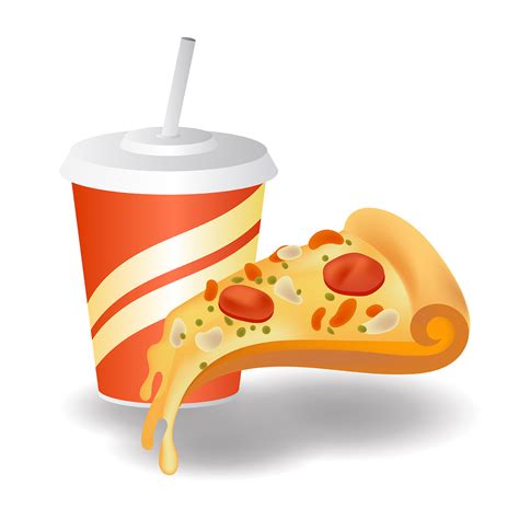 realistic fast food  vector art  vecteezy