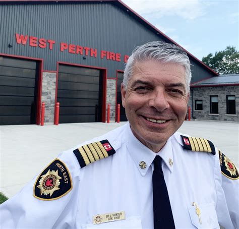 west perth fire chief reflects  decade serving community mitchell advocate