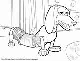 Slinky Coloring Toy Story Dog Pages Drawing Games Getdrawings Getcolorings Print Printable Disney sketch template