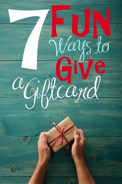 fun ways  give  gift card wrapping gift cards gift card  gift card exchange