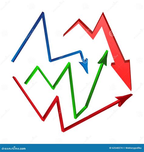 increase decrease arrow symbol set icon business concept vector illustration  white