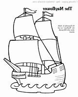 Mayflower Coloring Pages Ship Getcolorings Color Printable sketch template