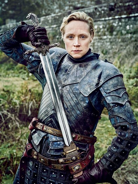 Game Of Thrones S6 Gwendoline Christie As Brienne Of