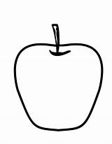 Apple Coloring Pages Clipart Colouring Kids Clip Sheets Color Apples Sheet Fruits Library Preschoolers Cliparts Line Popular Clipground Coloringhome sketch template