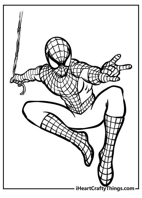 printable spider man coloring page updated  coloring home