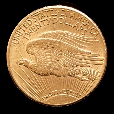 american saint gaudens gold double eagle  twenty dollar coin