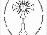 Monstrance Monstrances sketch template