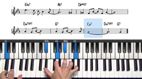 bar blues piano tutorial   play   bar blues