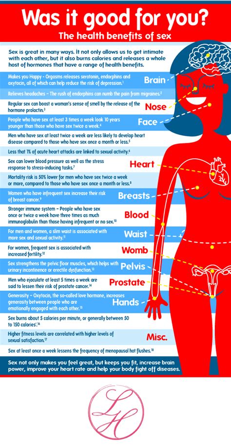 was it good for you the health benefits of sex [infographic