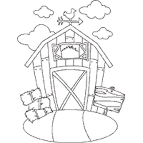 barn coloring pages surfnetkids