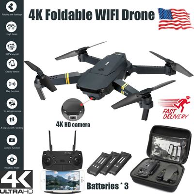 drone  pro wifi fpv  hd kamera  akku klappbar selfie rc quadcopter drone  ebay