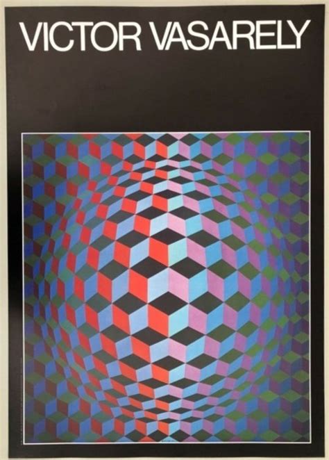 victor vasarely exhibition poster  catawiki