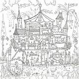 Colouring Palace Poster Princess Coloring Giant Buckingham Posters Adult Really Notonthehighstreet Pages Getcolorings Printable Color Colo sketch template