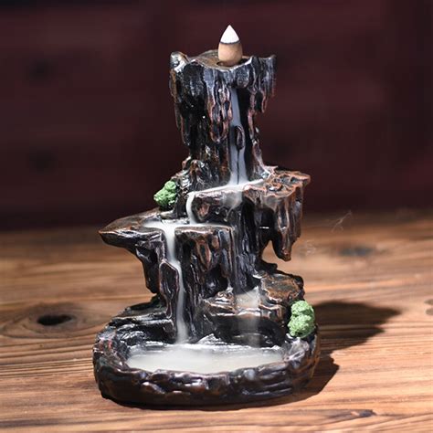 incense burner gift exquisite home unique crafts waterfall smoke backflow decoration censer