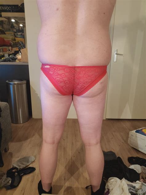 Dutch Hairy Cock In Panties And Stockings Lingerie Shemale