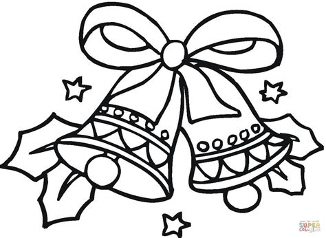 christmas bell coloring page coloring coloring pages