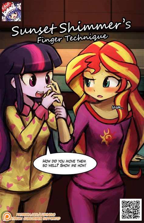 read [lumineko] sunset shimmer s finger technique my