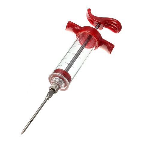 flavour injector syringe seasoning sauce gadget needle turkey bbq meat