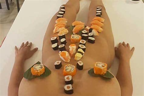 Eat Sushi In Bangkok Off A Gorgeous Model S Naked Body