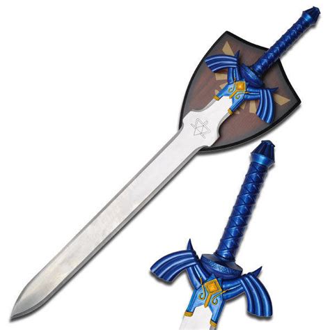 link s master sword from the legend of zelda with plaque