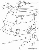 Coloring Pages Emergency Ambulance Road Running Ems Van Room Signs Traffic Printable Getcolorings Getdrawings Color Sheets Kids Popular Colorings Library sketch template