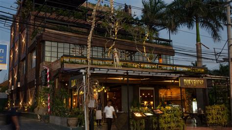 The Townhouse Cafe Bistro Lounge Roofgarden Seminyak Bali Asia