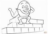 Humpty Dumpty Supercoloring Rhyme sketch template