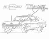 Coloring Nova Chevy Printable Adult Muscle Cars Amc Instant Adults Digital Amx 1971 Javelin Pages 1970 70s 60s Book Add sketch template