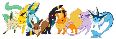 eevee family  kilala  deviantart