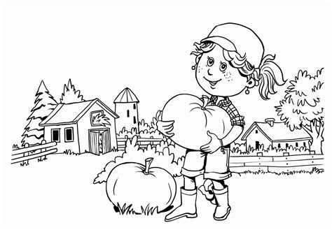 simple fall coloring pages   simple fall coloring