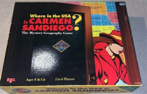 Where In The Usa Is Carmen Sandiego Vintage 1993 Complete Mystery