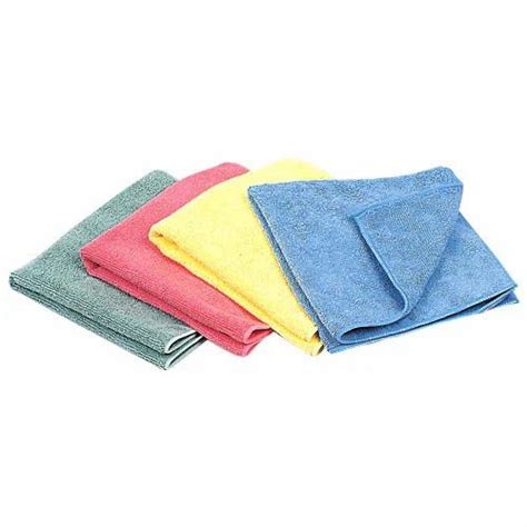 multicolor microfiber cleaning cloth 60 grams per pc size 16cm x 16