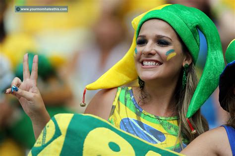 Beautiful Fans Of Brazil – World Cup 2014