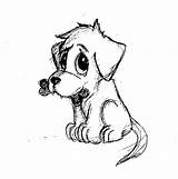 Dog Sad Drawing Puppy Face Sketch Easy Sketches Draw Drawings Simple Step Cartoon Getdrawings Solution Quick sketch template