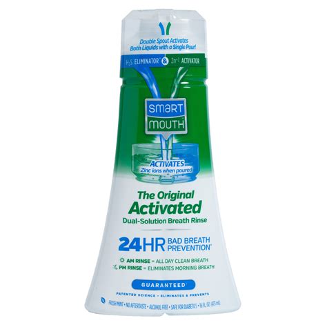 smartmouth original clean mint activated mouthwash  fl oz walmartcom