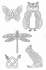 Celtic Coloring Designs Animals Patterns Animal Pages Knot Knots Tattoo Printable Symbols Dragon Wood Pyrography Drawing Carving Flickr Ancient Tattoos sketch template