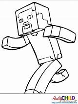 Minecraft Steve Coloring Pages Wither Creeper Drawing Colouring Printable Fyrir Print Color Getcolorings Getdrawings Armor Diamond Sheets Colo Google sketch template