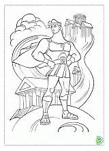 Coloring Hercules Dinokids Book Coloringdisney sketch template