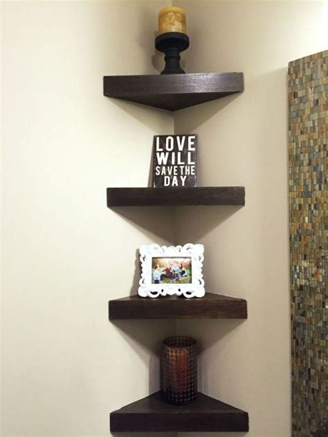 wooden corner shelves design foter