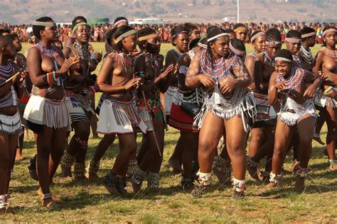 Swaziland Folk Dance Zulu Reed Dance National Folklore