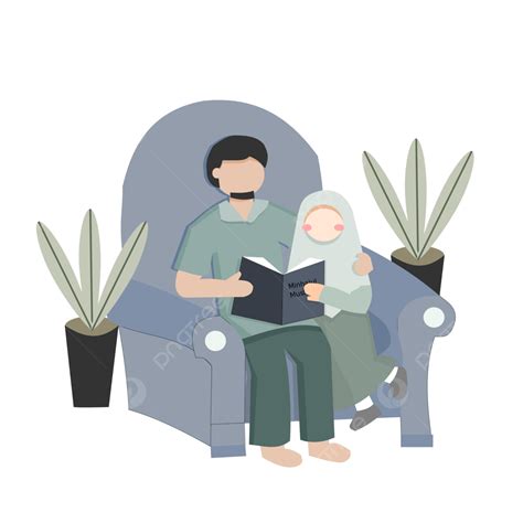 Father Daughter Vector Design Images Father Reading To His Daughter
