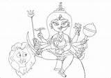Navratri Coloring Pages Dussehra Festival Drawing Kids Sketches Colouring Dasara Familyholiday Sketch Drawings Happy Color Printable Related Ravan Festivals Diwali sketch template