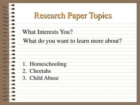 research paper topics powerpoint    id