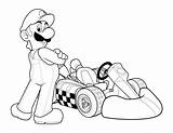 Mario Kart Coloring Pages Clipartmag sketch template