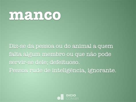 manco dicio dicionario  de portugues