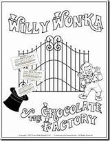 Wonka Willy Chocolate Factory Charlie Pages Coloring Di Fabbrica Cioccolato Da Colorare Loompa Oompa Disegni Template Roald Dahl Book Activities sketch template