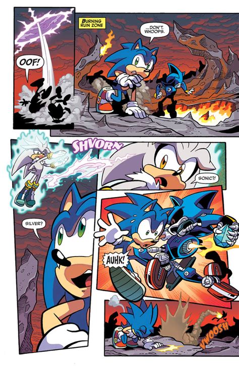Sonic Vs Metal Sonic In Sonic Universe 75 Exclusive