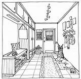 Perspective Coloring Pages Perspektif çizim Seç Pano Ziyaret Et Mimari sketch template