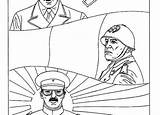 Hitler Coloring Adolf Pages Getcolorings Getdrawings Color sketch template