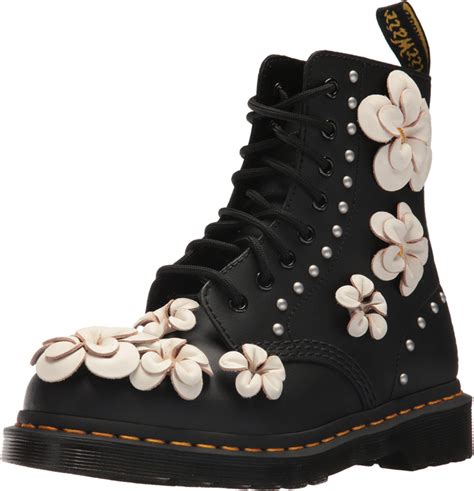 dr martens leather  pascal flower  black lyst